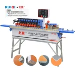 Lines Pvc Printing Economic Cheaper Automatic Straight Line Bevel Banding Machine Mdf Furniture Cabinet Door Plane Edge Bander