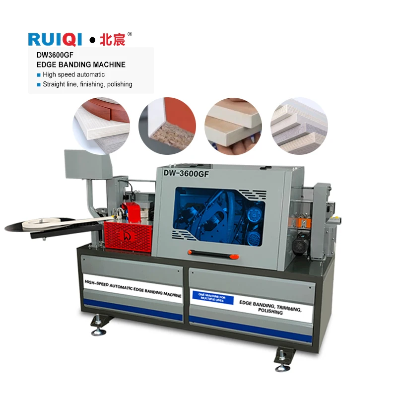 DW3600 Woodworking Melamine MDF Board Automatic PVC Edge Banding Machine Price MDF Production Competitive Price Gluing