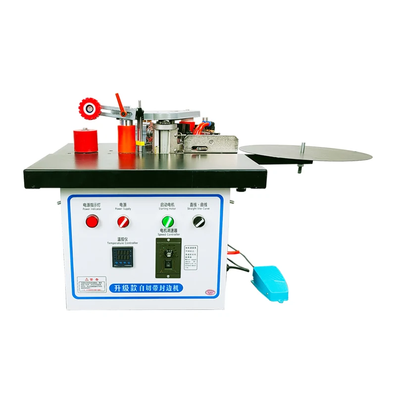 Trimming Mini Woodworking Machinery Automatic Edge Banding Machine