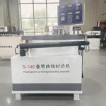 Furniture Woodworking Board Manual Curve Edge Banding Machine Swing Arm MDF PVC Wood Edge Bander