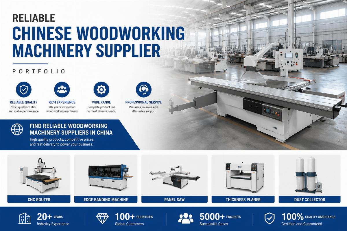 Find reliable woodworking machinery suppliers in China Reliable Chinese woodworking machinery supplier portfolio