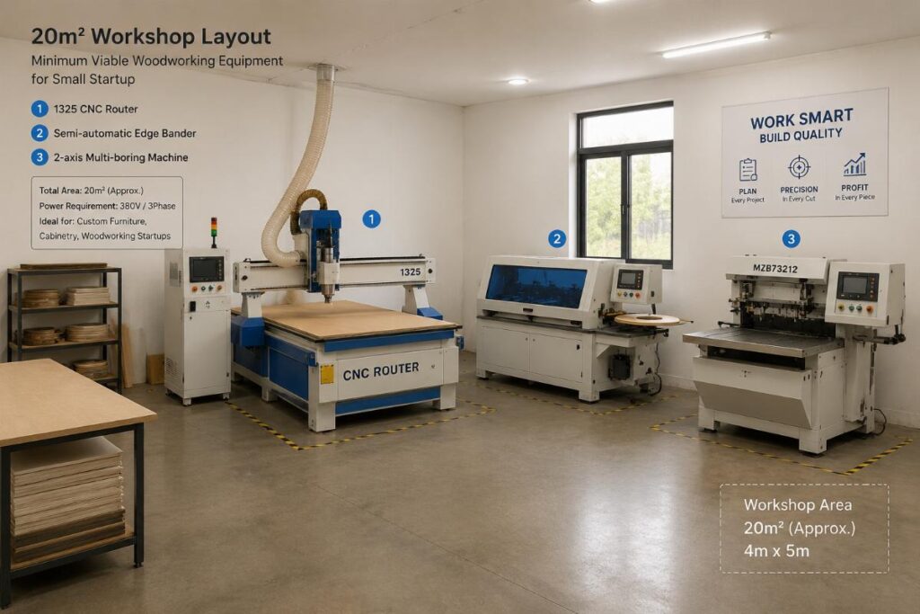 How to Pick a $8k-$15k Small Woodworking Shop Startup Kit from Chinese Suppliers